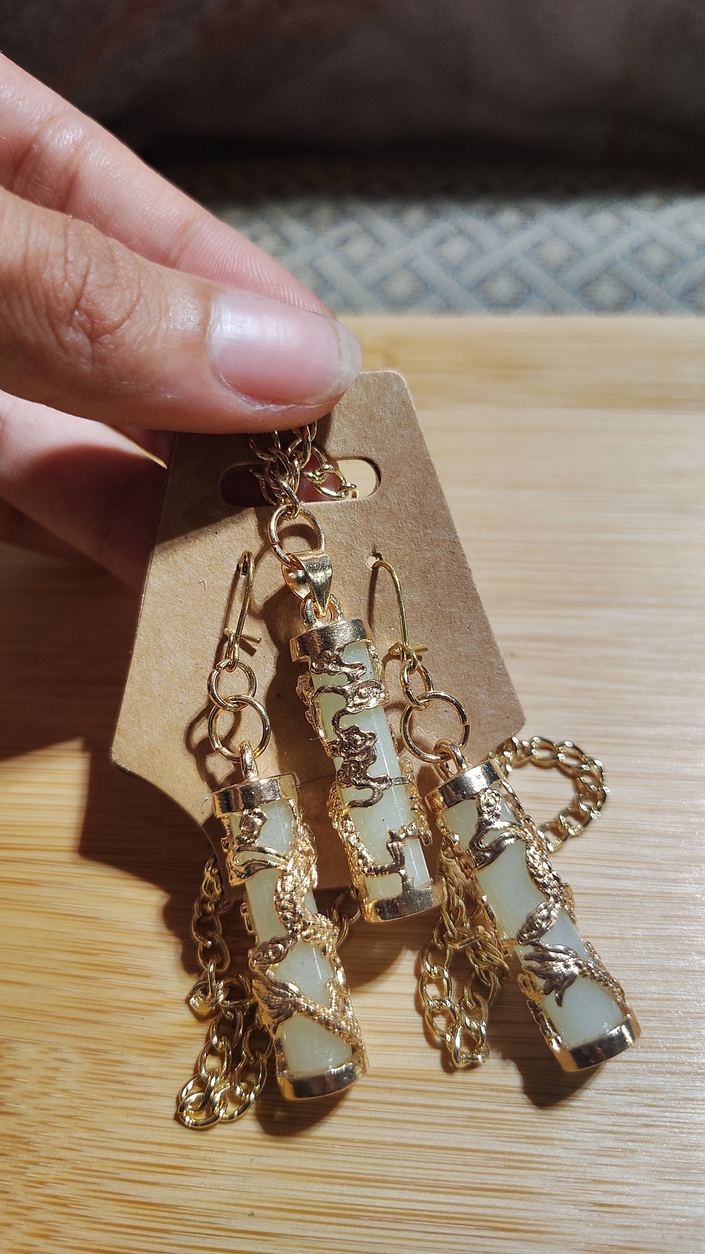 Dragon Earring/Necklace Set