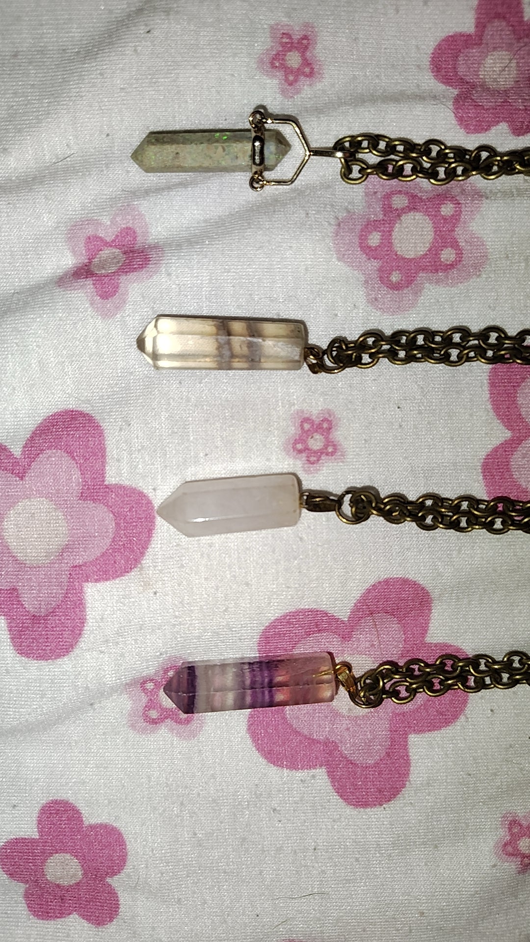 Geode Necklaces (cut and polished)