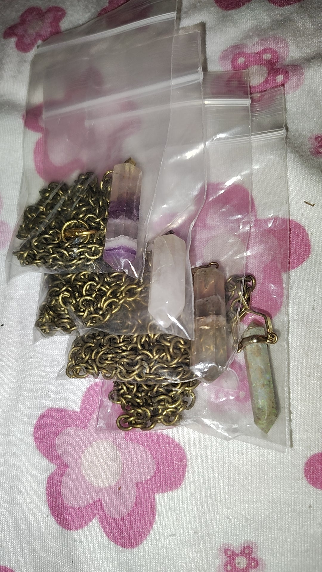 Geode Necklaces (cut and polished)