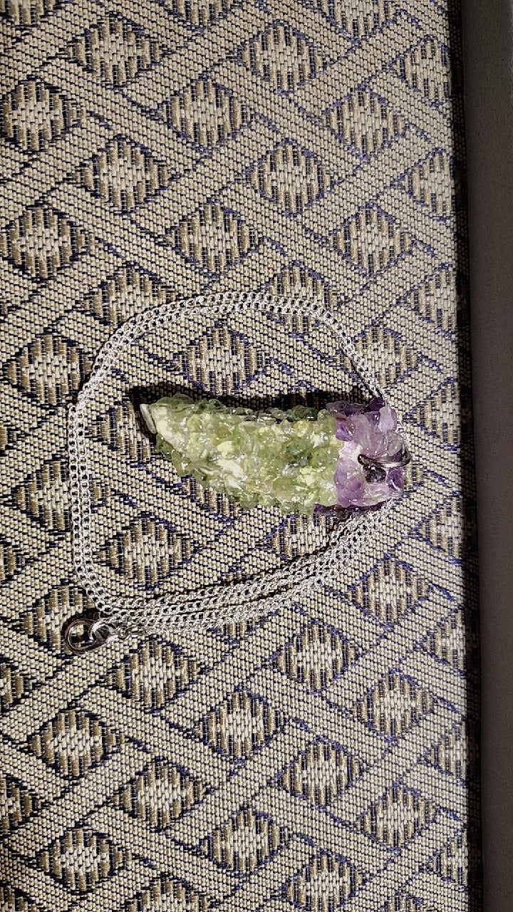 Gemmed Tooth Necklace