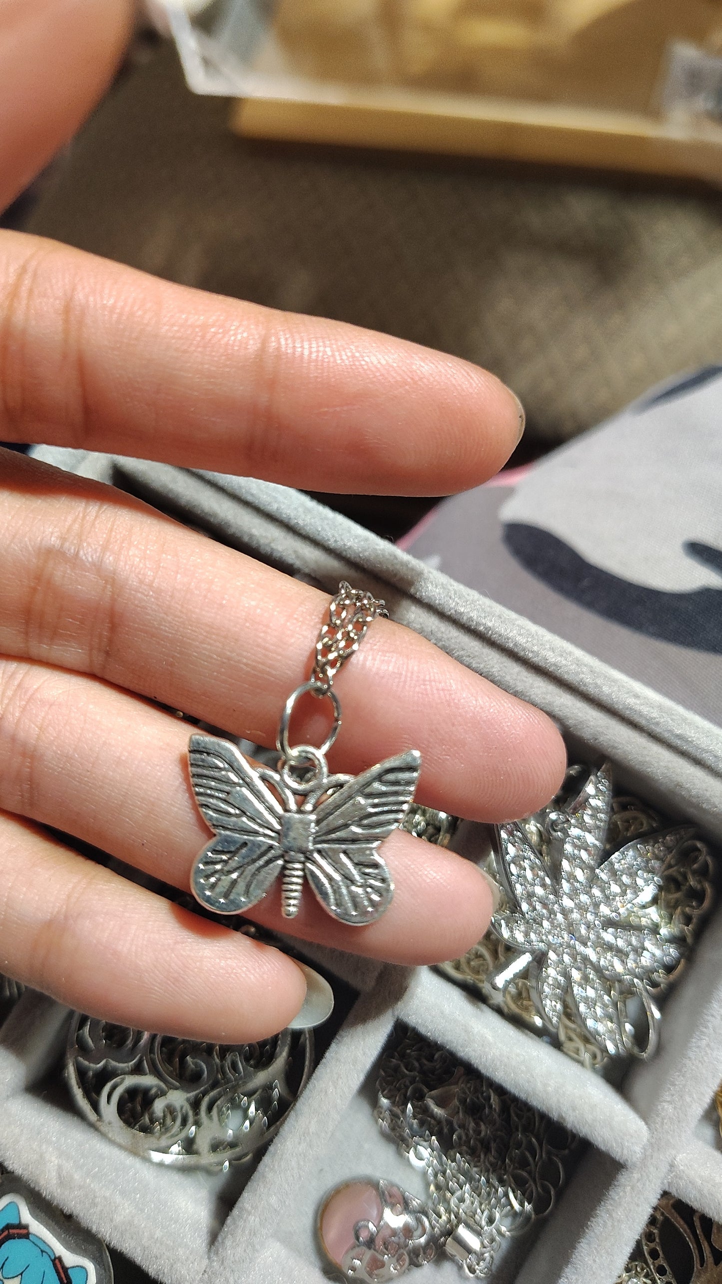 Butterfly/Cat Necklaces