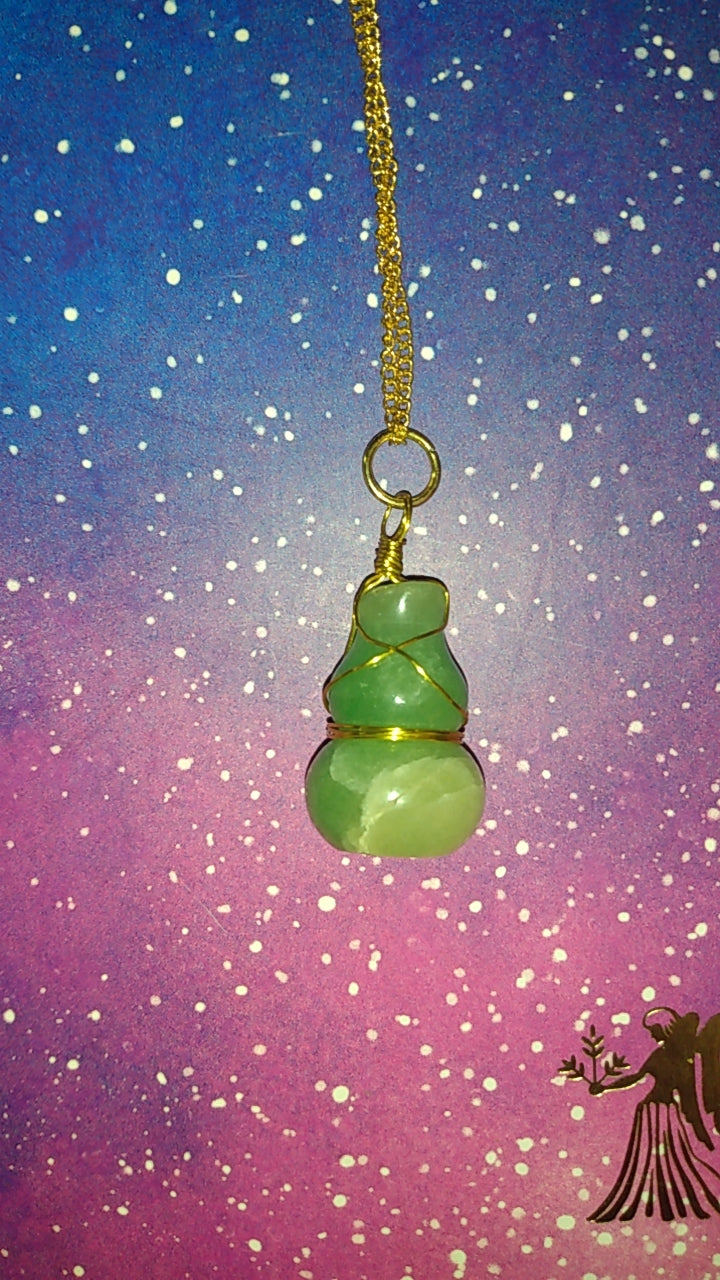 Wrapped Geode/Shell Necklaces