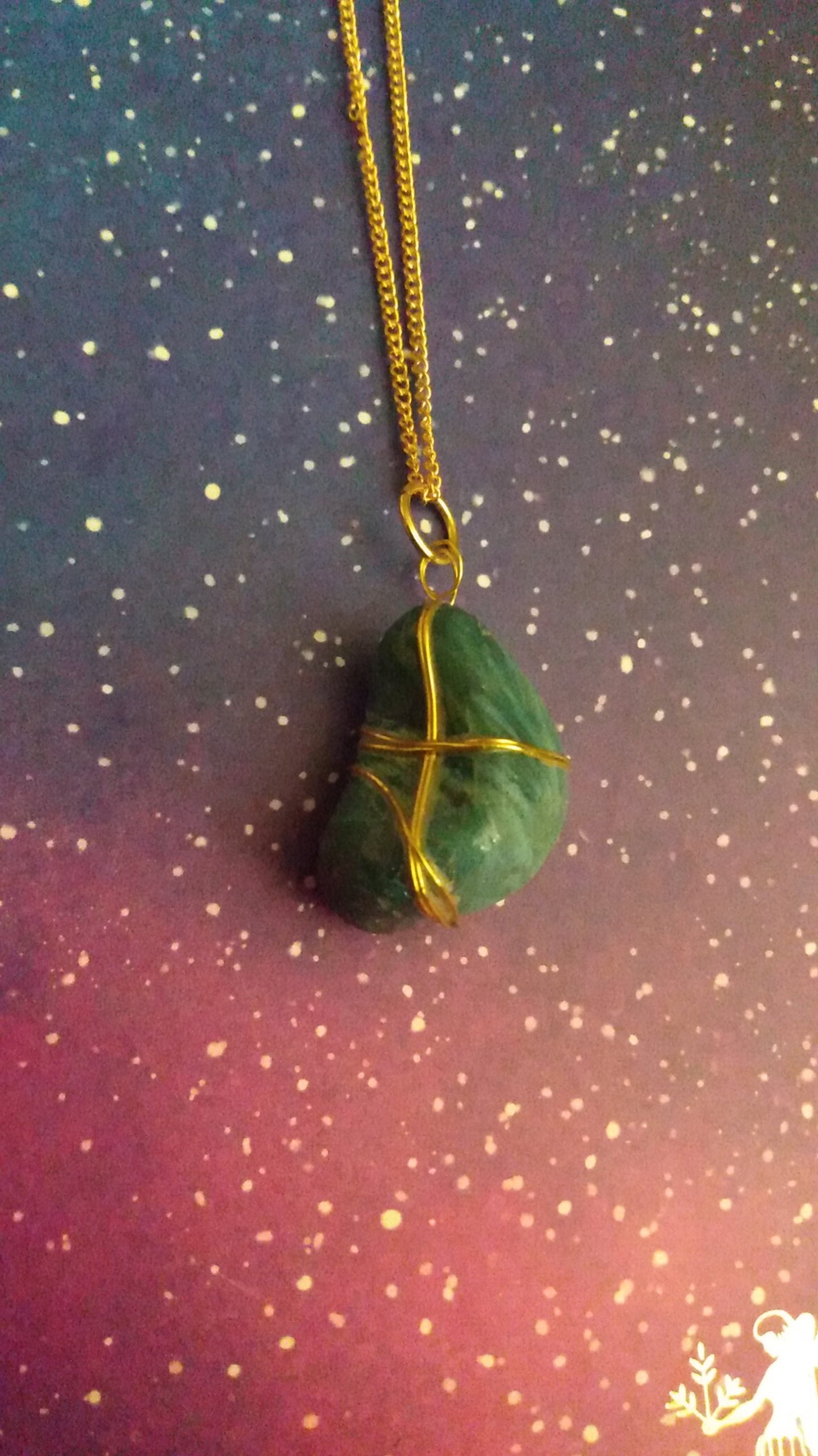 Wrapped Geode/Shell Necklaces