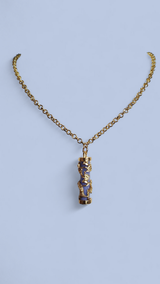 Blue Dragon Necklace