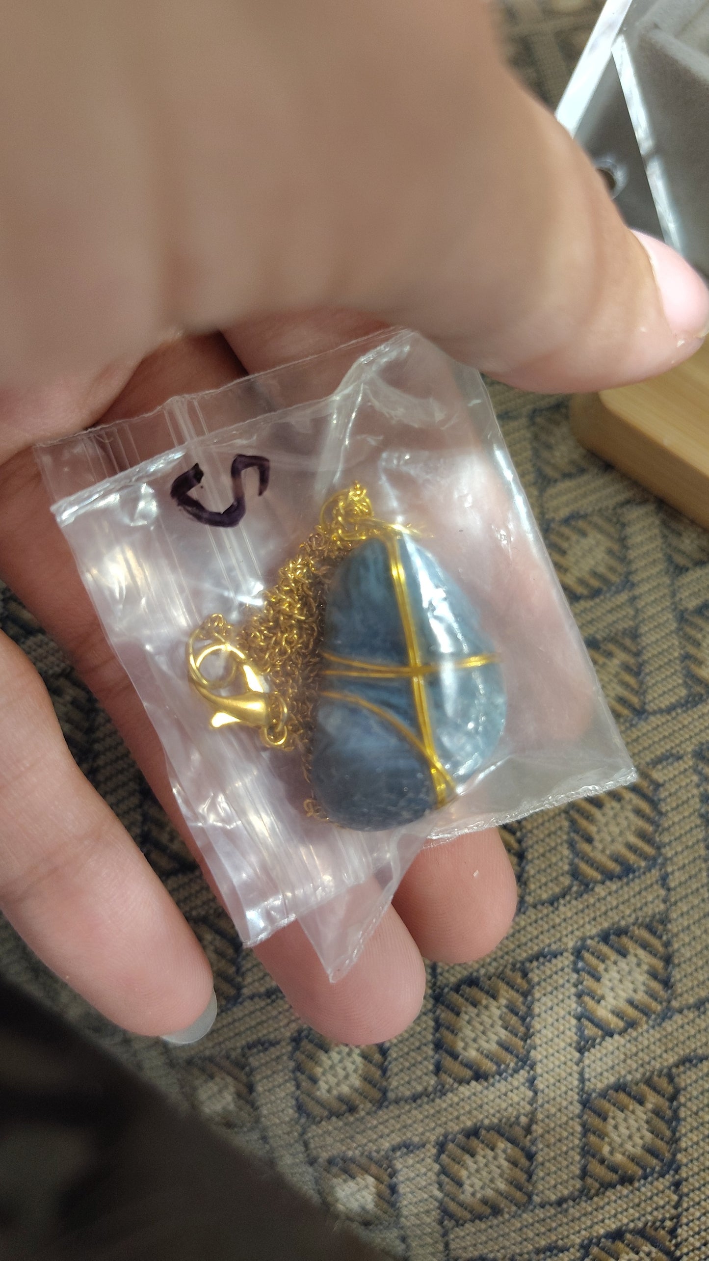 Wrapped Geode/Shell Necklaces