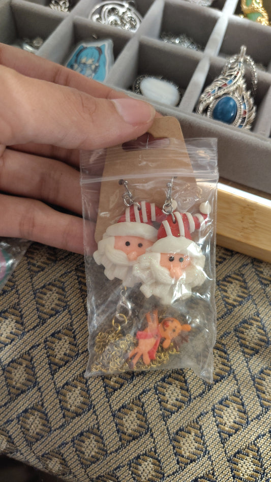 Kids Christmas Earring/Necklace Set