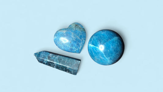 Blue Apatite Geode